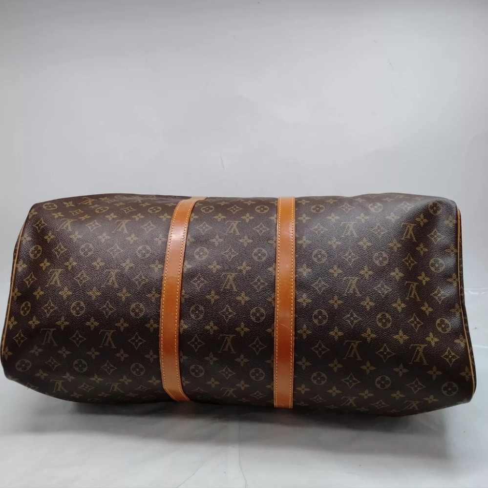 Louis Vuitton Keepall 60 Duffle Bag Monogram Canvas Travel Boston Purse - Picture 6 of 9